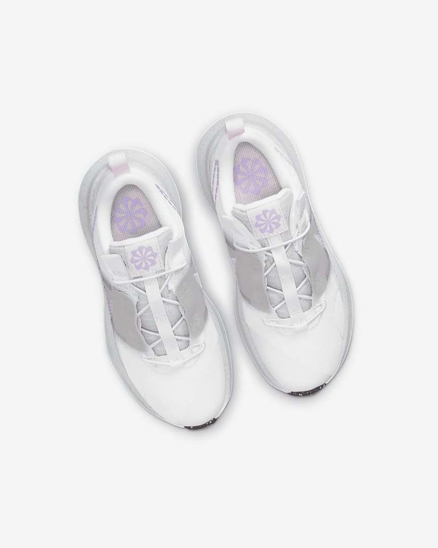 White / Grey / Pink / Purple Girls' Nike Crater Impact Sneakers | UK4959