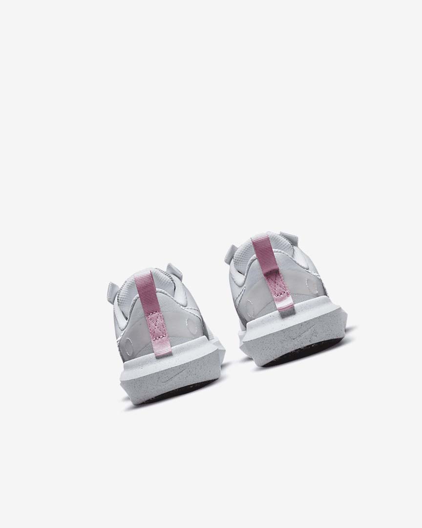 White / Grey / Pink / Purple Girls' Nike Crater Impact Sneakers | UK4959