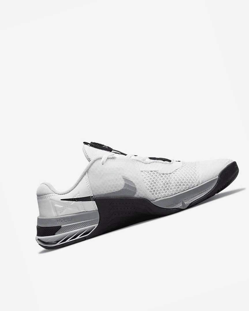 White / Grey / Platinum / Black Men's Nike Metcon 7 Training Shoes | UK2431