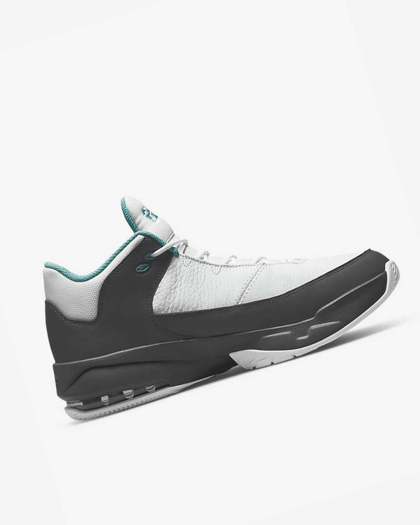 White / Grey / Turquoise Men's Nike Jordan Max Aura 3 Basketball Shoes | UK2991