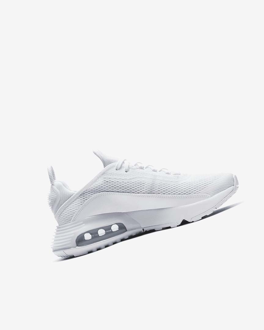 White / Grey / White / White Boys' Nike Air Max 2090 Casual Shoes | UK4941