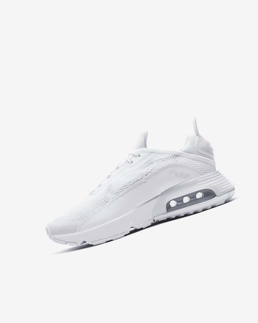 White / Grey / White / White Boys\' Nike Air Max 2090 Casual Shoes | UK4941