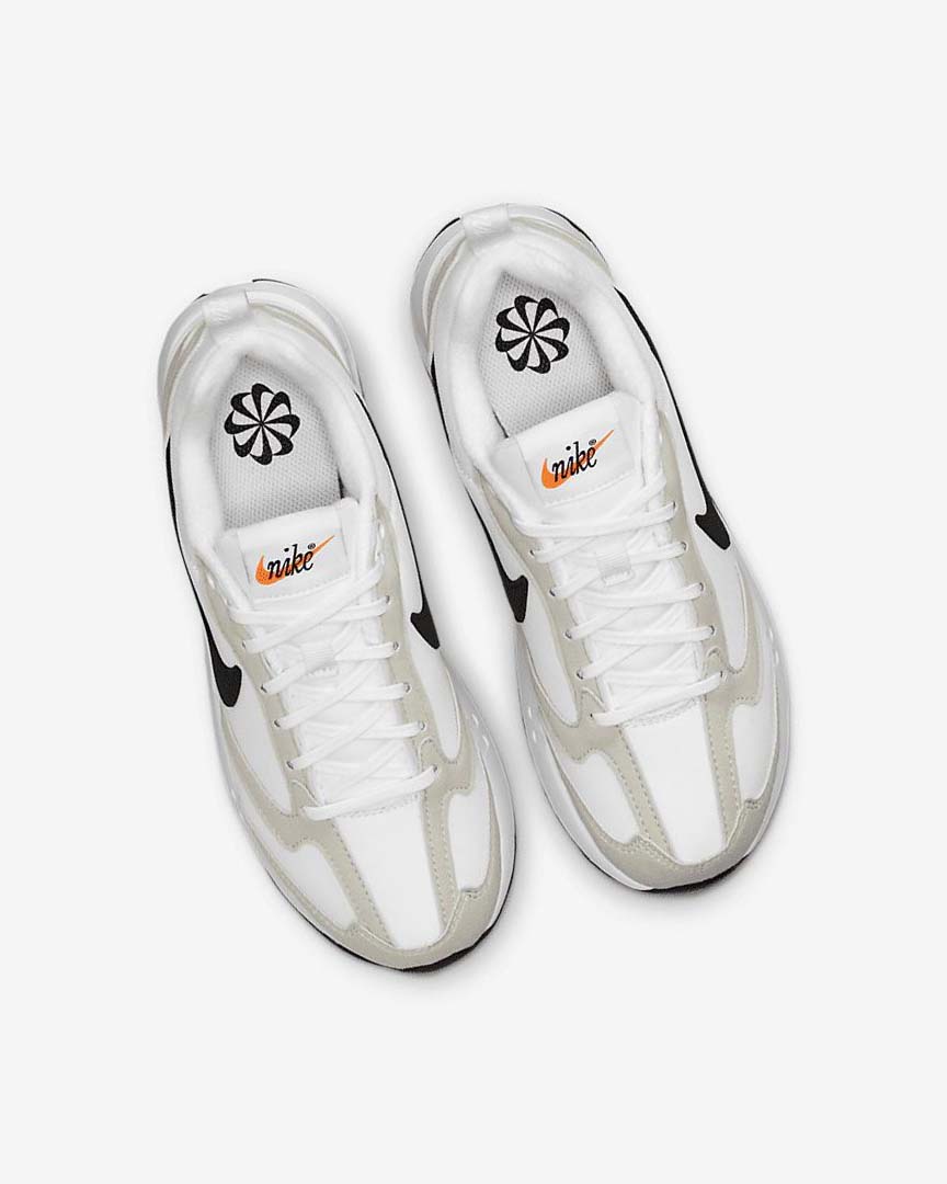 White / Light Beige / Black Girls' Nike Air Max Dawn Sneakers | UK2368