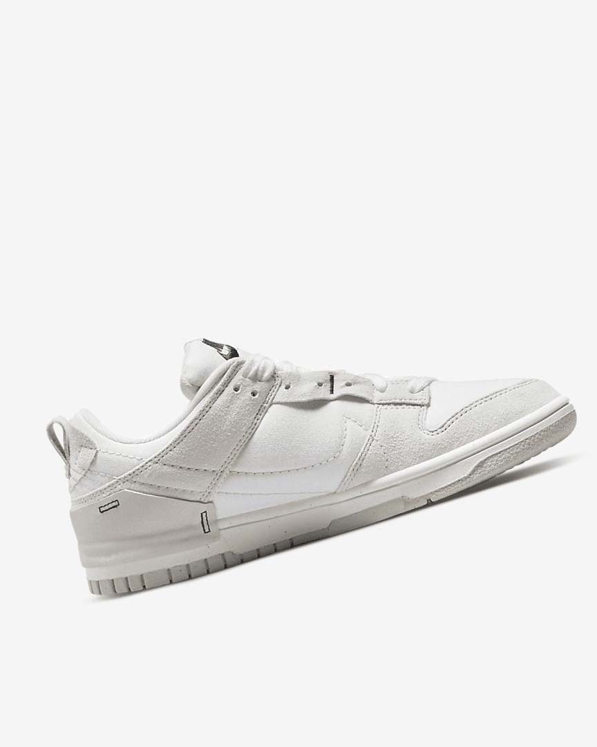 White / Light Beige / Black Women's Nike Dunk Low Disrupt 2 Sneakers | UK2549