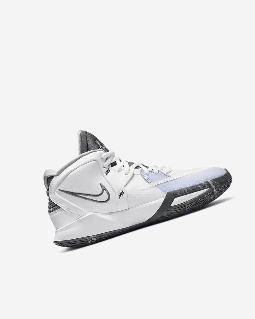 White / Light Blue / Blue / Grey Boys' Nike Kyrie Infinity Basketball Shoes | UK2713