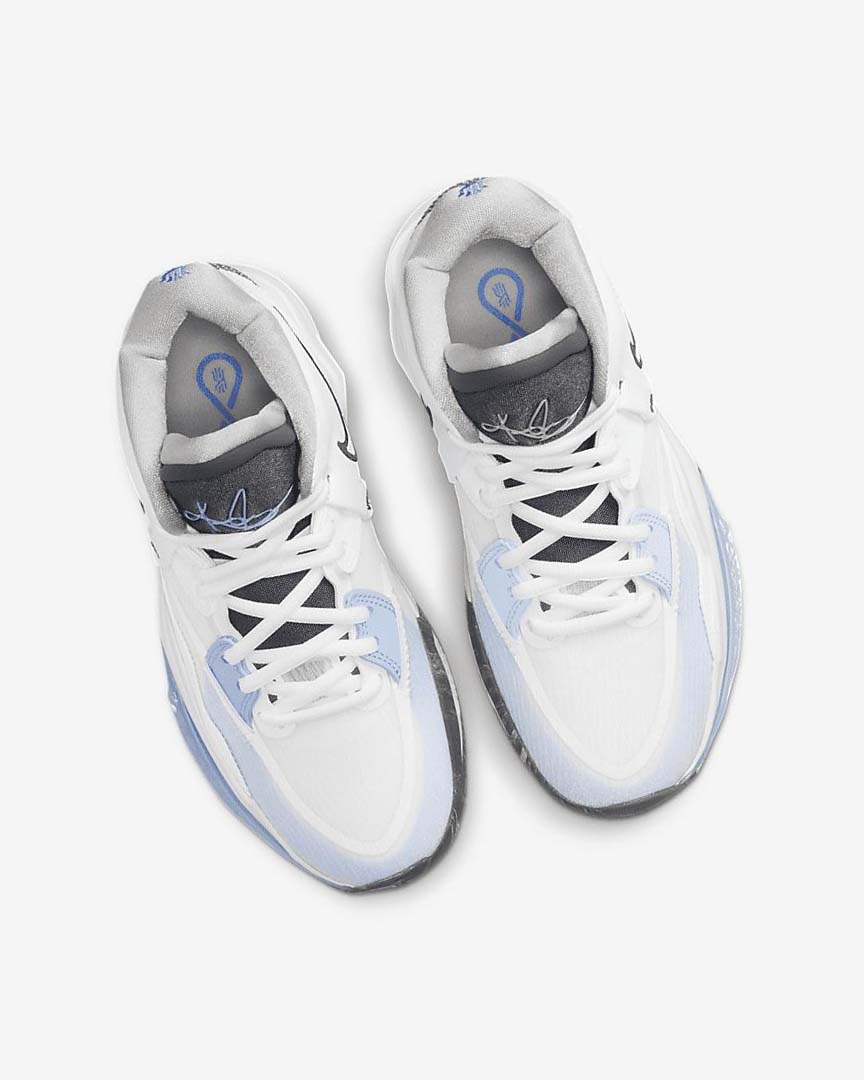 White / Light Blue / Blue / Grey Boys' Nike Kyrie Infinity Basketball Shoes | UK2713