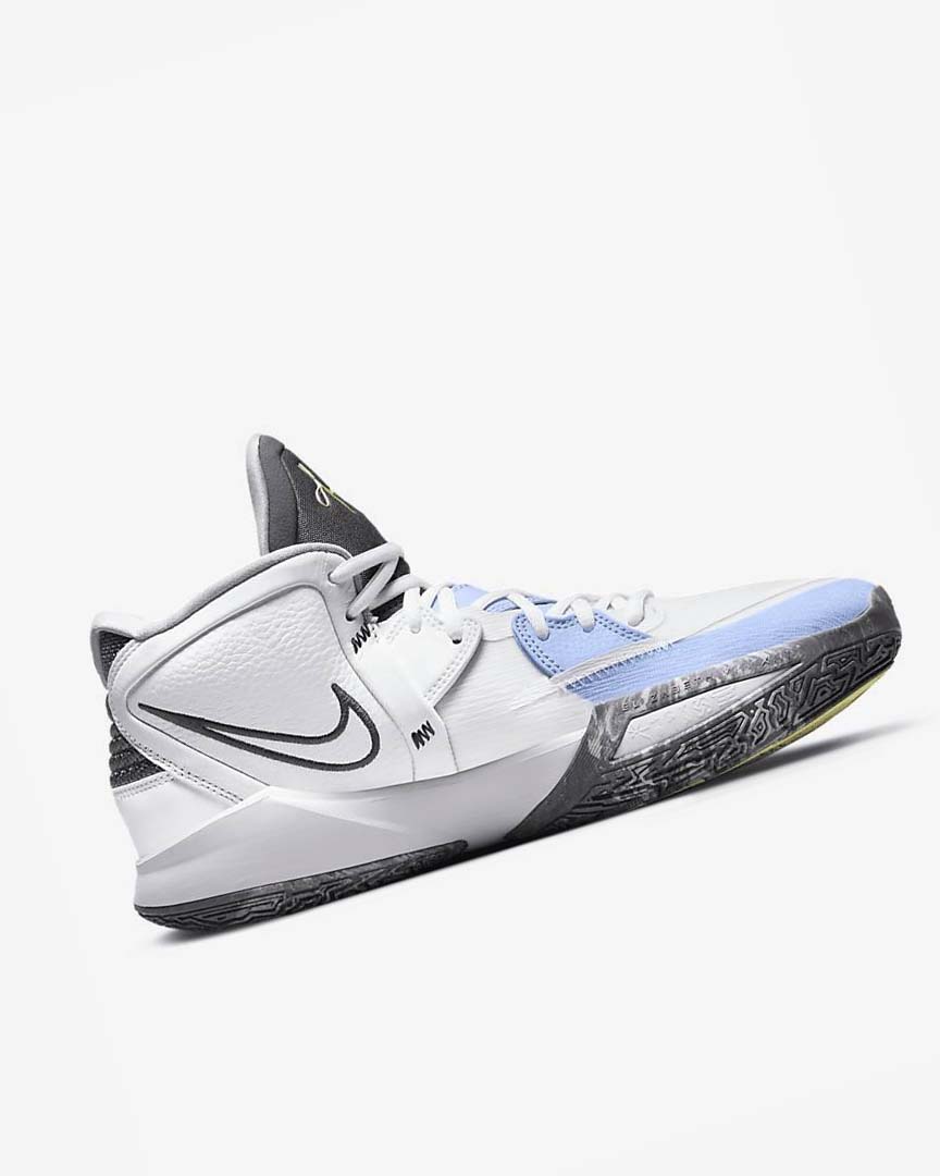 White / Light Blue / Blue / Grey Men's Nike Kyrie Infinity Basketball Shoes | UK4953