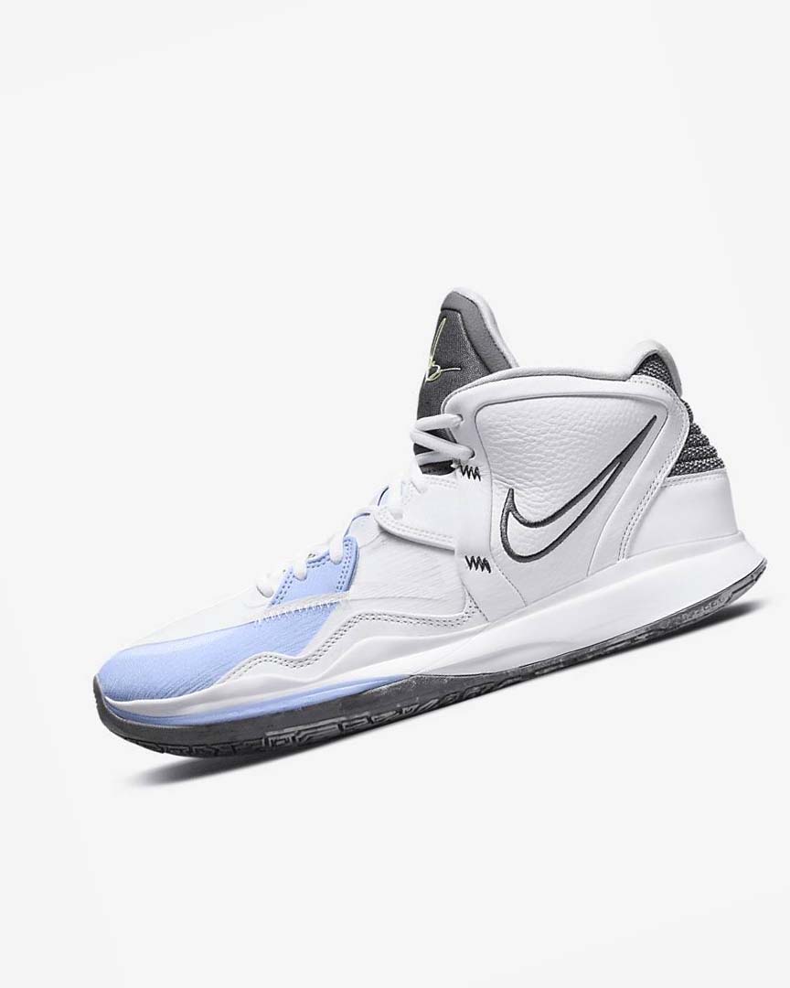 White / Light Blue / Blue / Grey Men\'s Nike Kyrie Infinity Basketball Shoes | UK4953