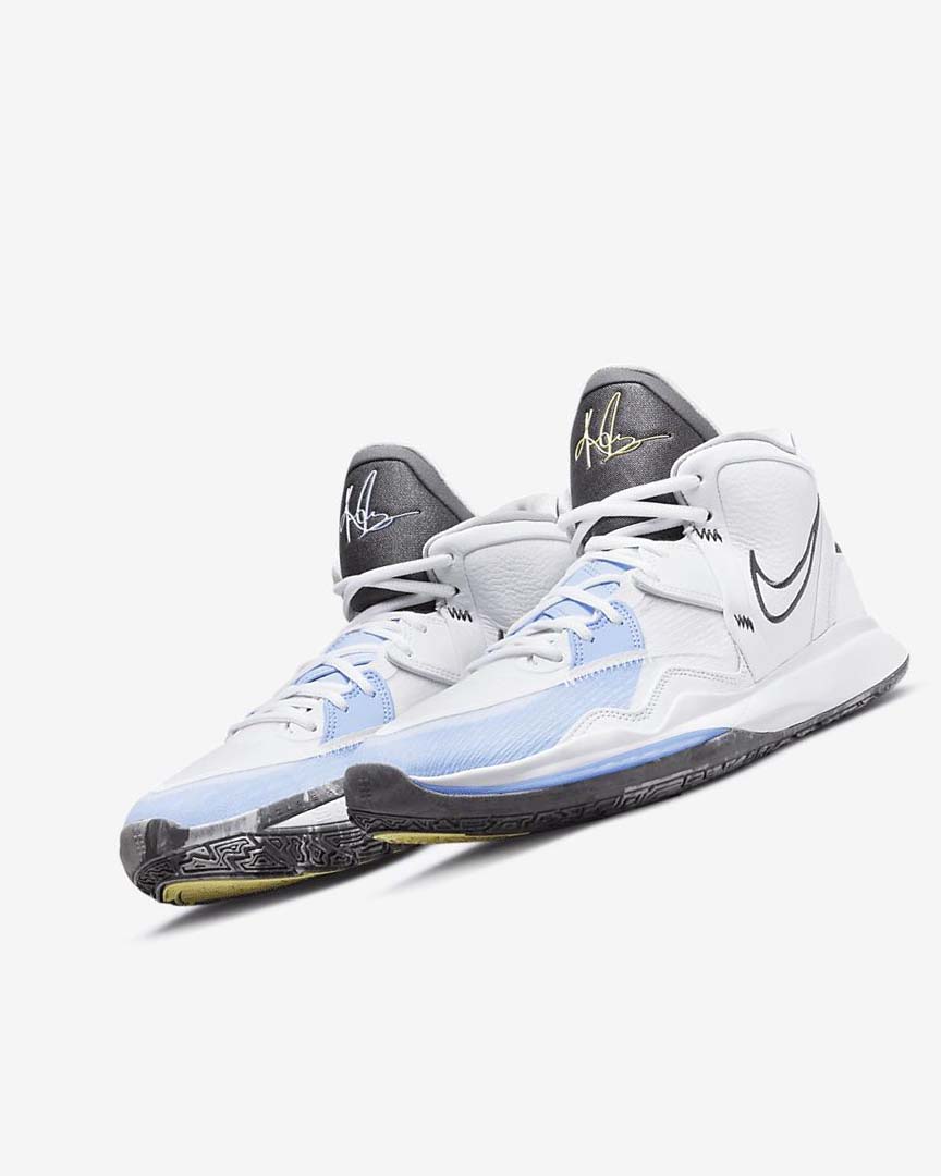 White / Light Blue / Blue / Grey Women's Nike Kyrie Infinity Basketball Shoes | UK5525