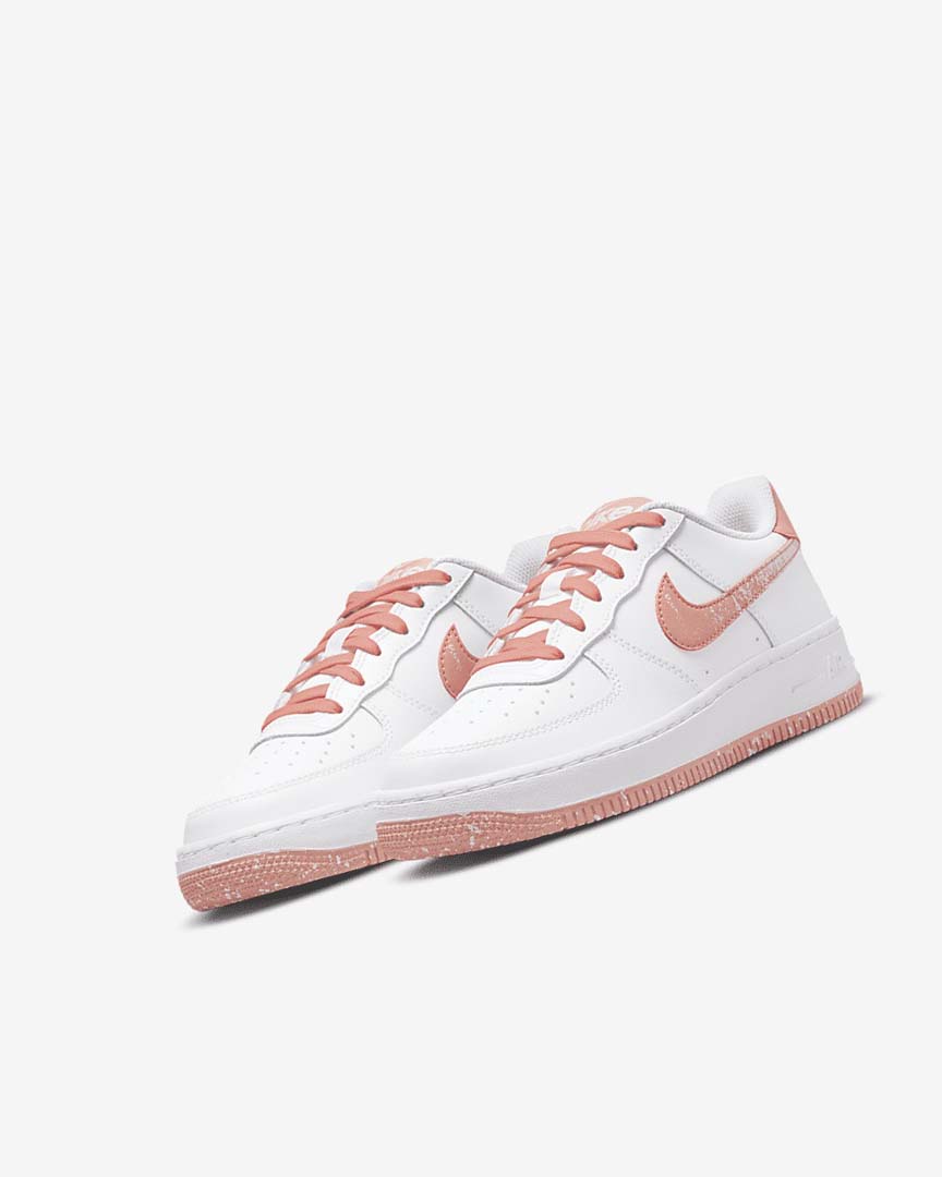 White / Light Girls' Nike Air Force 1 LV8 Sneakers | UK5096