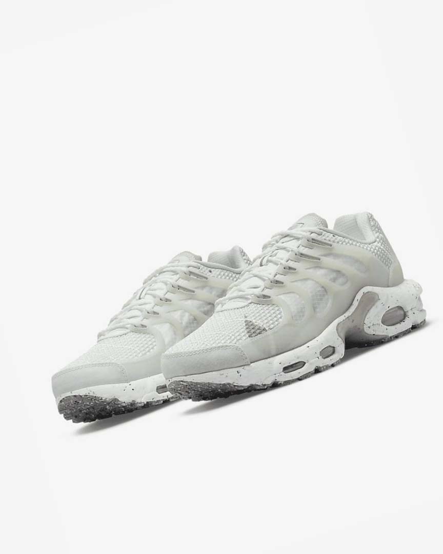 White / Light Men's Nike Air Max Terrascape Plus Casual Shoes | UK5569