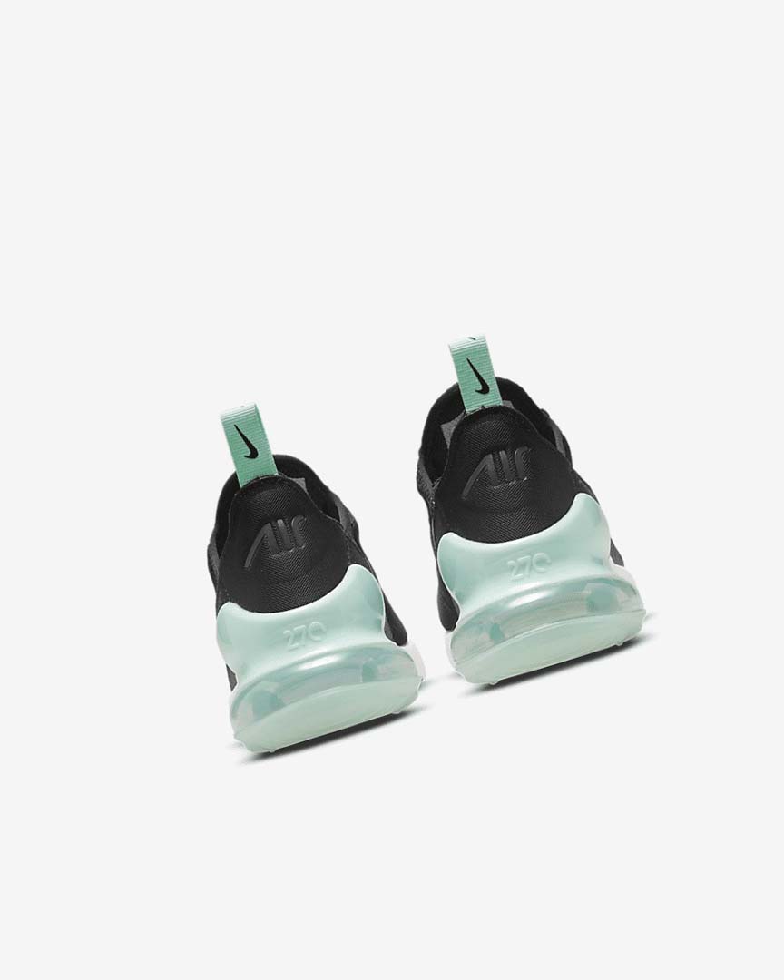 White / Mint / Black Boys' Nike Air Max 270 Casual Shoes | UK3106