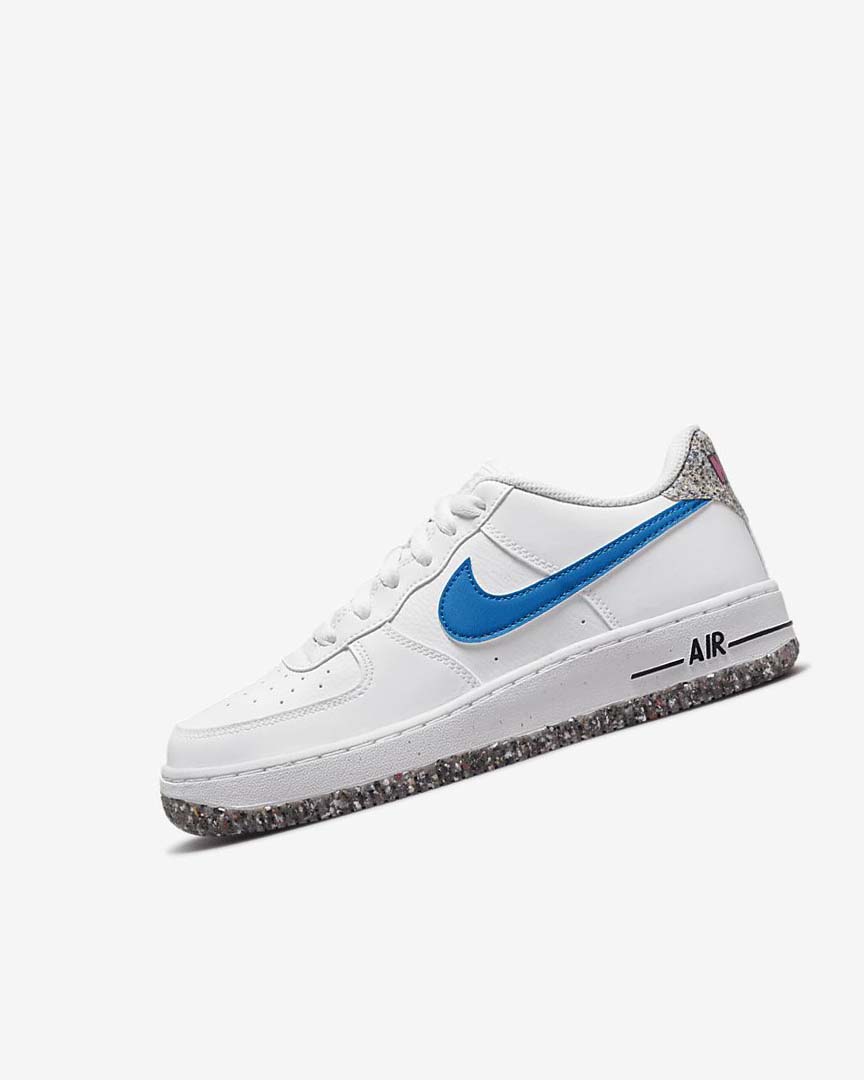 White / Mint / Pink / Light Blue Boys\' Nike Air Force 1 LV8 Sneakers | UK2621