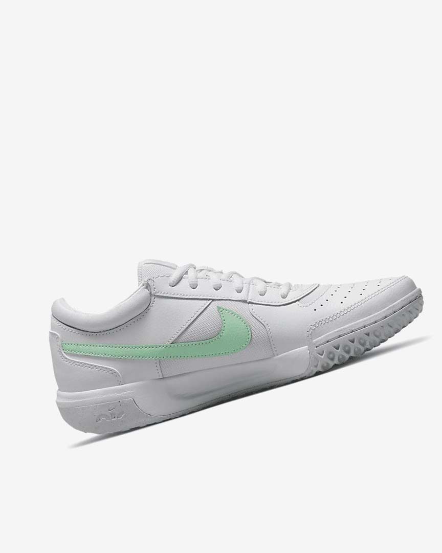 White / Mint Women's Nike Court Zoom Lite 3 Tennis Shoes | UK3068