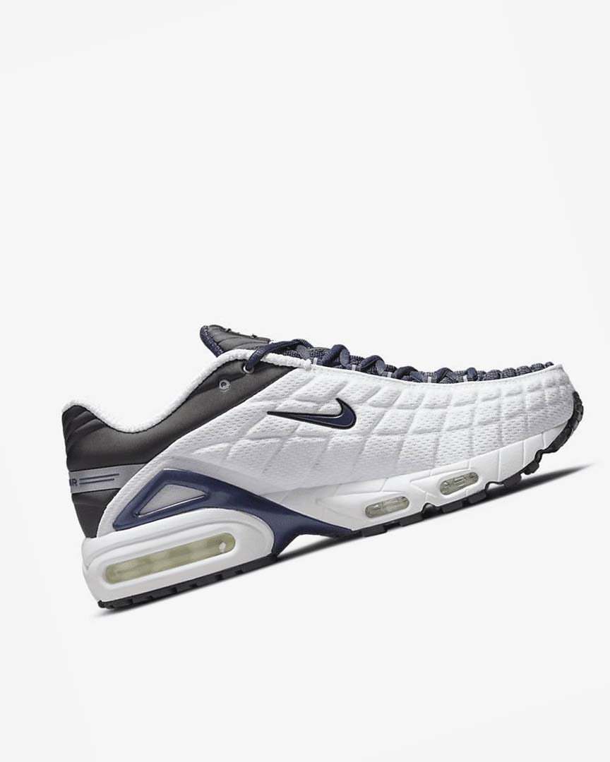 White / Navy / Black / Navy Men's Nike Air Max Tailwind V SP Casual Shoes | UK5578