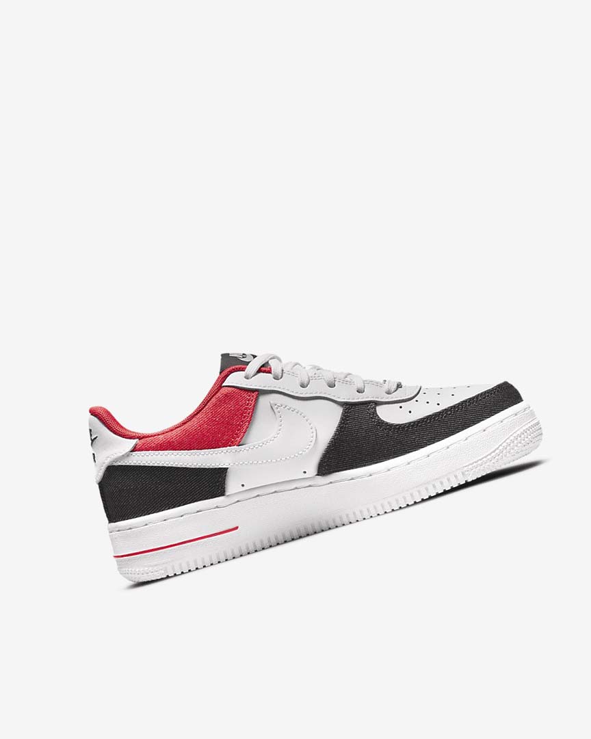 White / Navy / Red / White Boys' Nike Air Force 1 LV8 Sneakers | UK1141