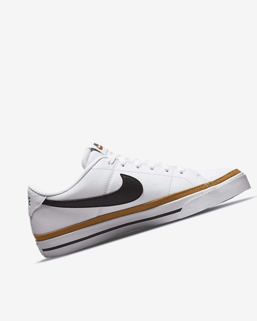 White / Orange / Black Women's Nike Court Legacy Next Nature Sneakers | UK5053