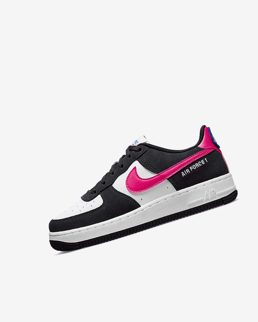 White / Pink Boys\' Nike Air Force 1 LV8 Sneakers | UK4734