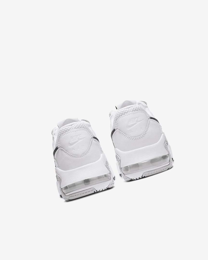 White / Platinum / Black Women's Nike Air Max Excee Sneakers | UK2292