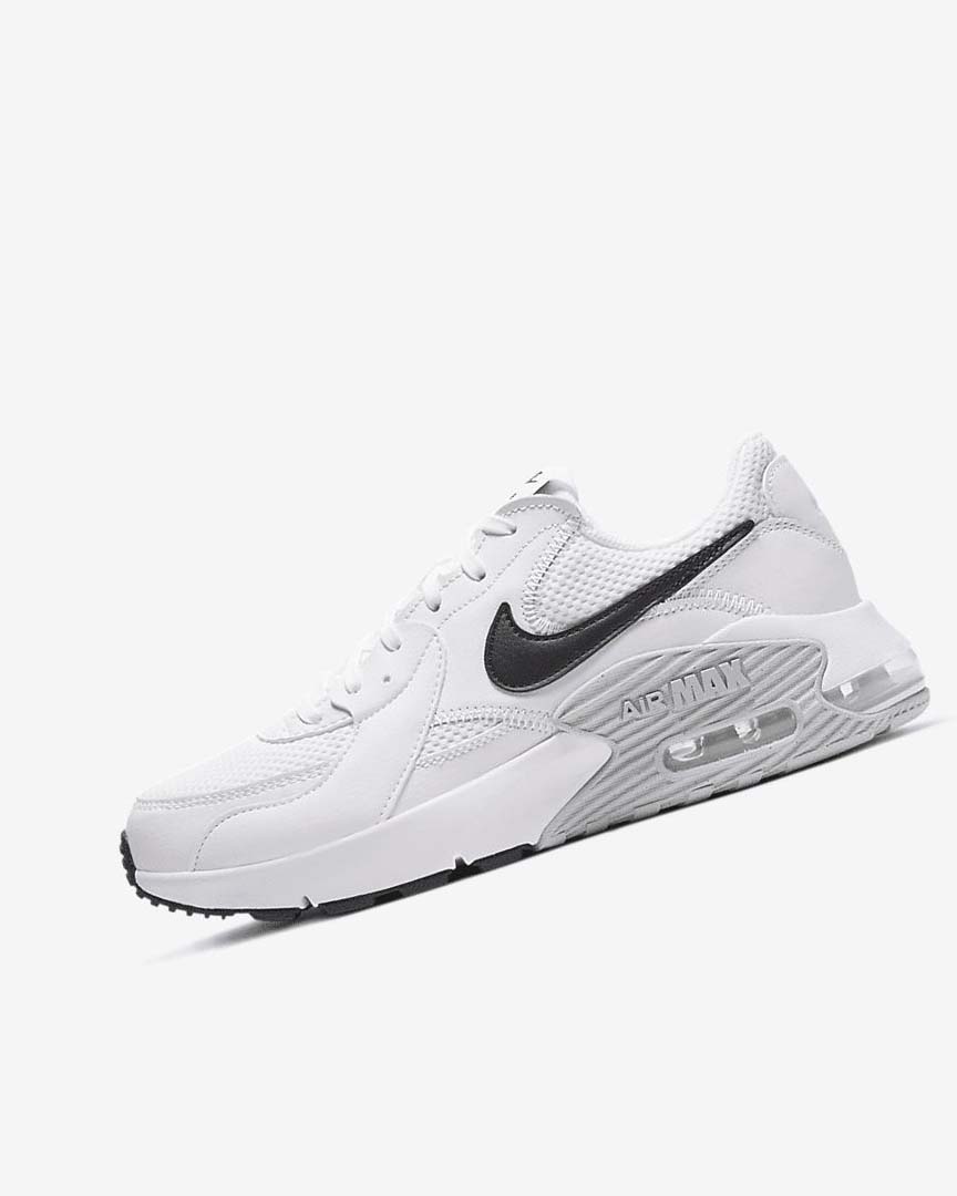 White / Platinum / Black Women\'s Nike Air Max Excee Sneakers | UK2292