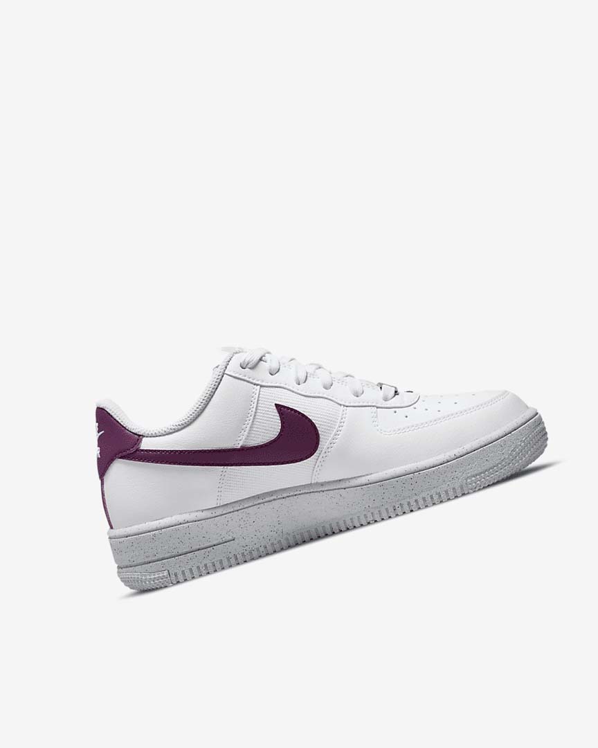 White / Platinum Boys' Nike Air Force 1 Crater Next Nature Sneakers | UK2291