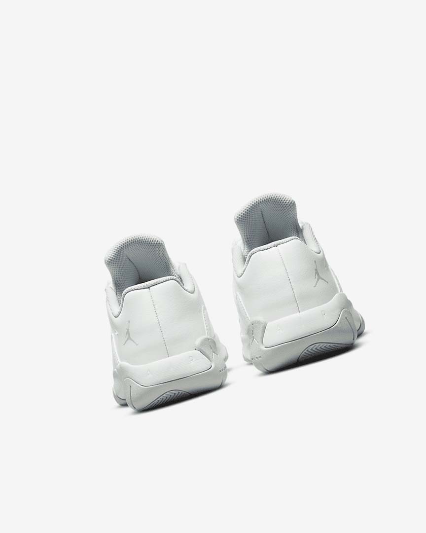 White / Platinum Boys' Nike Air Jordan 11 CMFT Low Basketball Shoes | UK4728