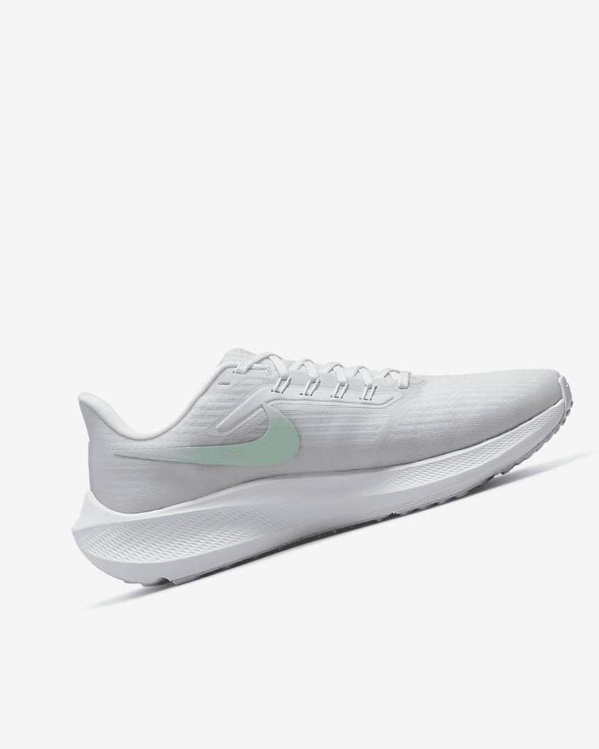 White / Platinum / Green / Mint Women's Nike Air Zoom Pegasus 39 Running Shoes | UK5262