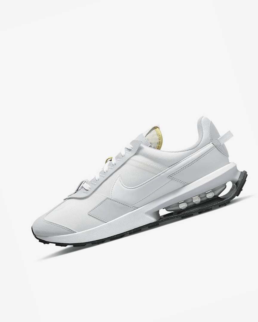 White / Platinum / Grey / White Men\'s Nike Air Max Pre-Day Sneakers | UK1143