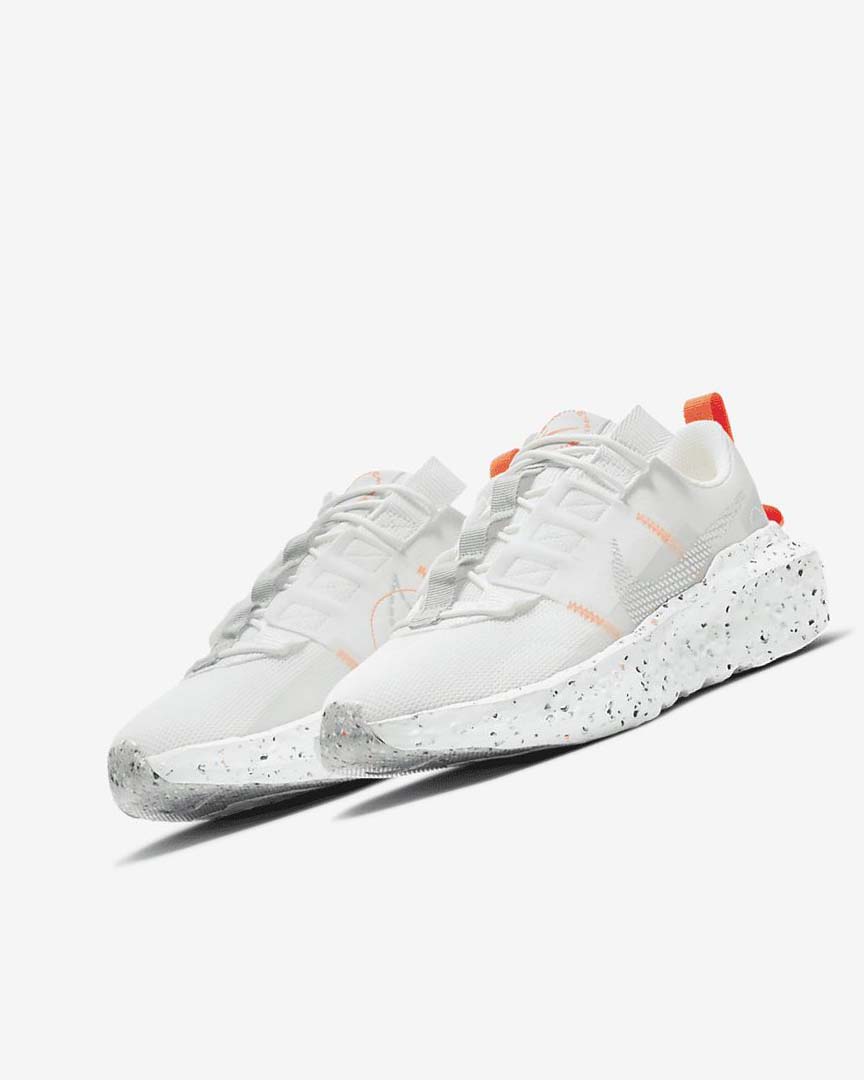 White / Platinum / Grey Women's Nike Crater Impact Sneakers | UK5291