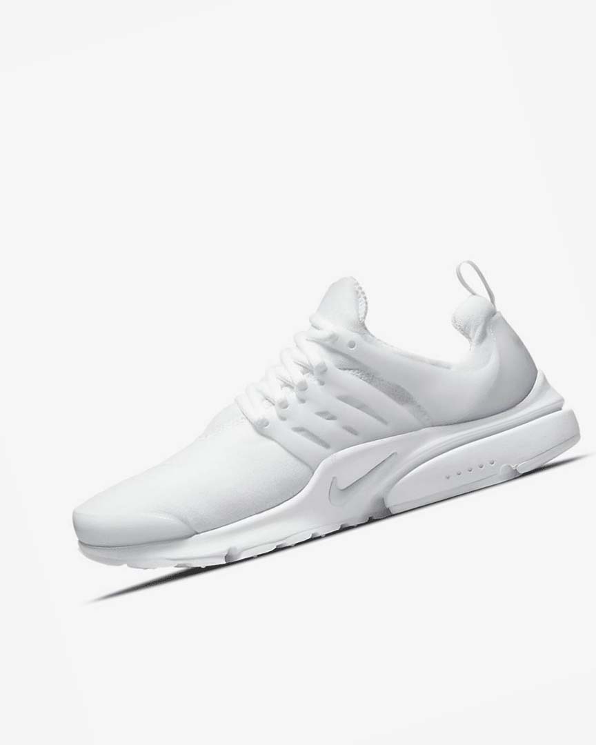 White / Platinum Men\'s Nike Air Presto Sneakers | UK5431