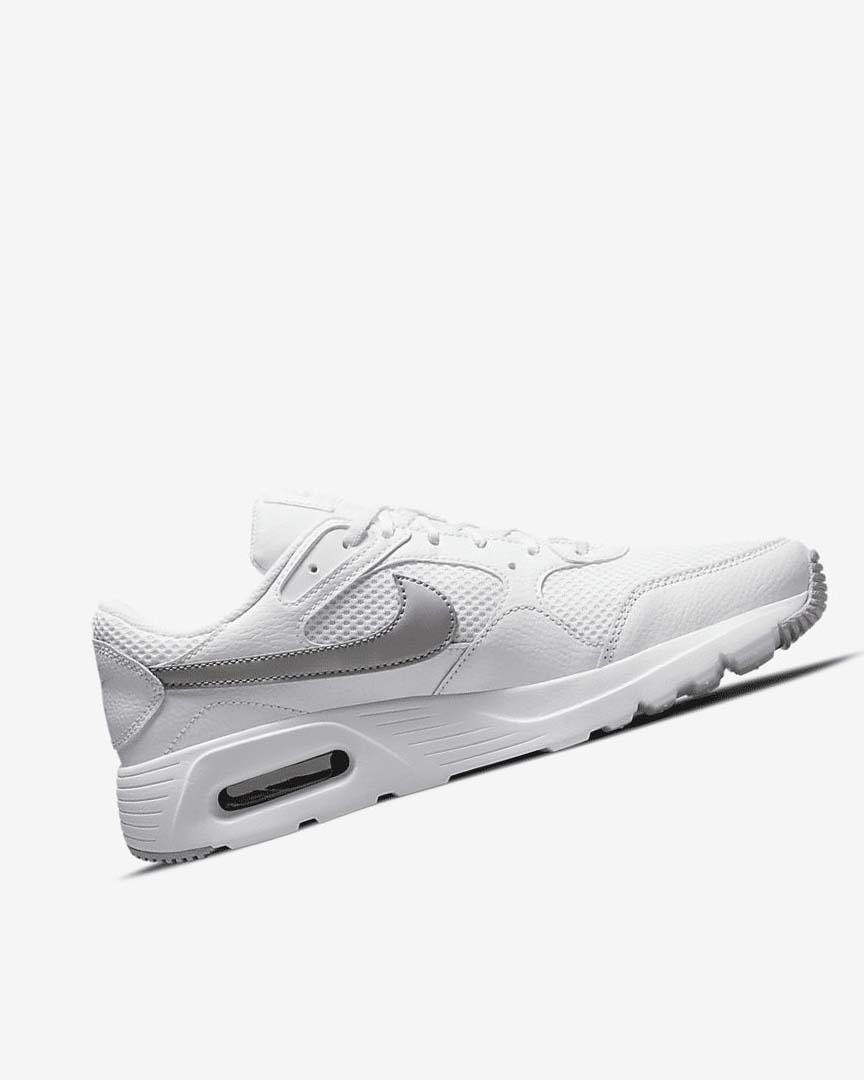 White / Platinum / Metal Platinum Women's Nike Air Max SC Sneakers | UK2875