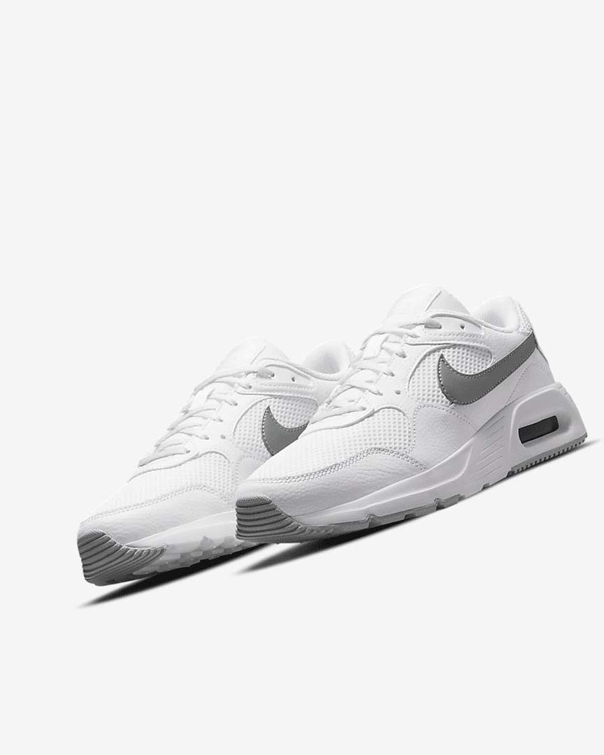 White / Platinum / Metal Platinum Women's Nike Air Max SC Sneakers | UK2875