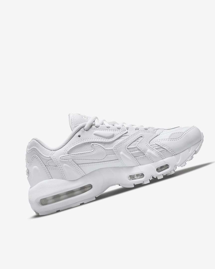 White / Platinum / Metal Silver / White Women's Nike Air Max 96 2 Sneakers | UK5375