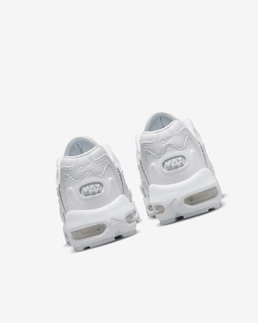 White / Platinum / Metal Silver / White Women's Nike Air Max 96 2 Sneakers | UK5375