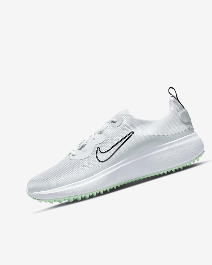 White / Platinum / Mint / Black Women\'s Nike Ace Summerlite Golf Shoes | UK4902