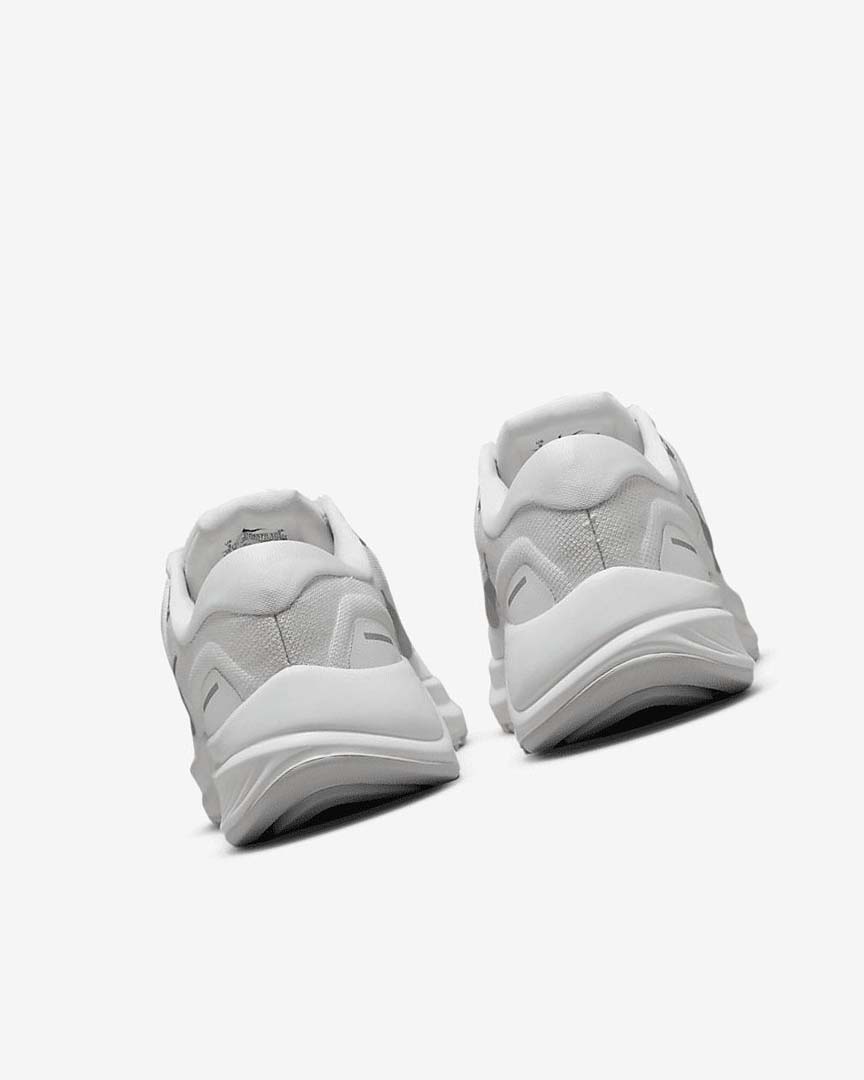 White / Platinum / Platinum / Metal Silver Women's Nike Air Zoom Structure 24 Running Shoes | UK4844