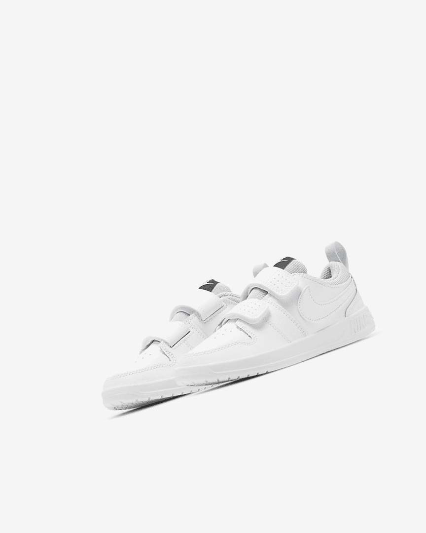 White / Platinum / White Boys' Nike Pico 5 Shoes | UK3167