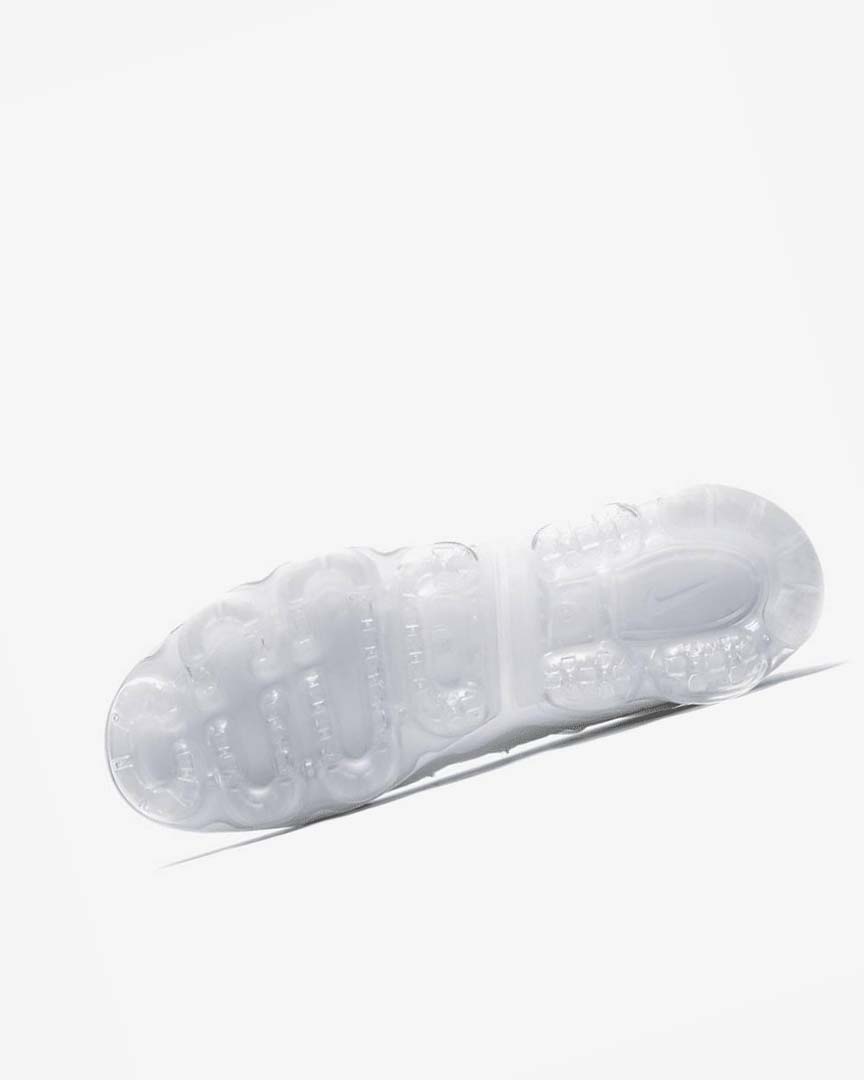 White / Platinum / White Men's Nike Air VaporMax Plus Sneakers | UK2652