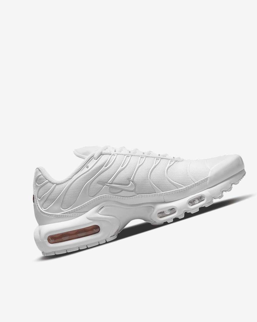 White / Platinum / White Women's Nike Air Max Plus Sneakers | UK2410