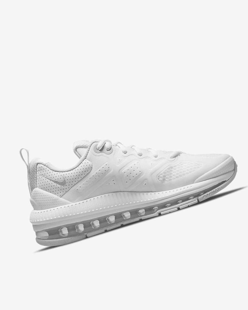 White / Platinum / White Women's Nike Air Max Genome Casual Shoes | UK5233