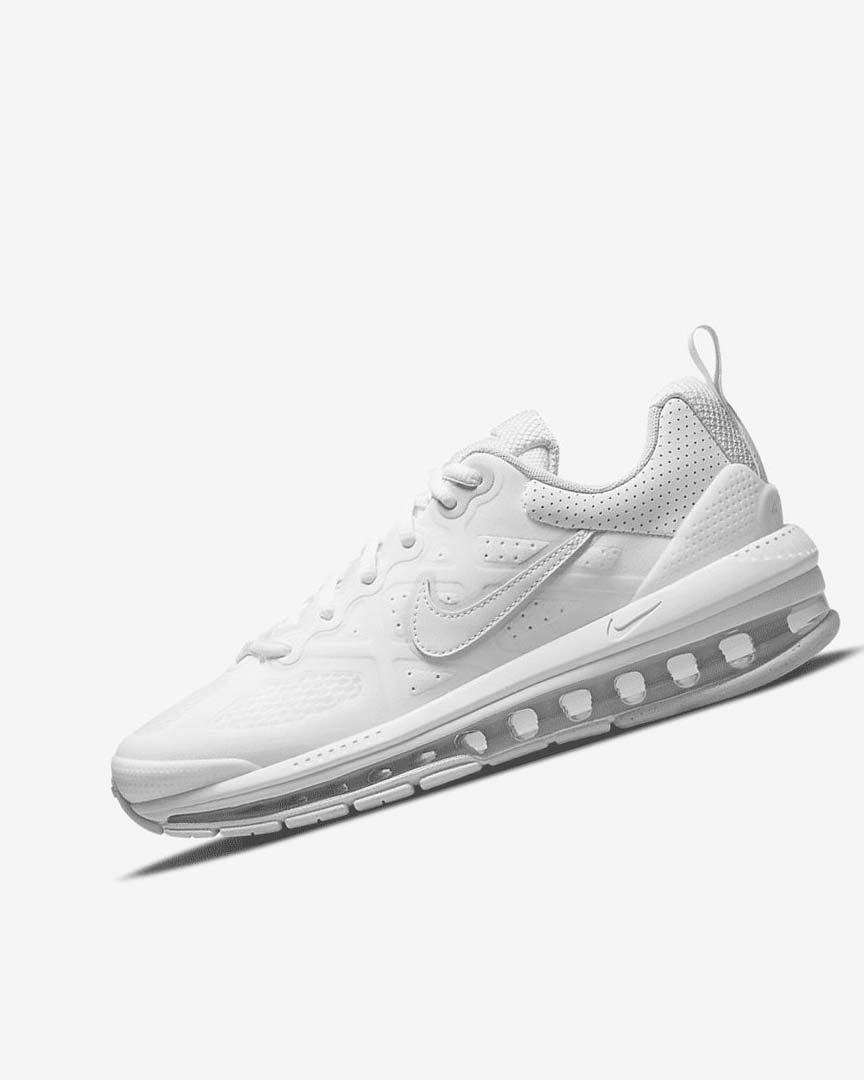 White / Platinum / White Women\'s Nike Air Max Genome Casual Shoes | UK5233