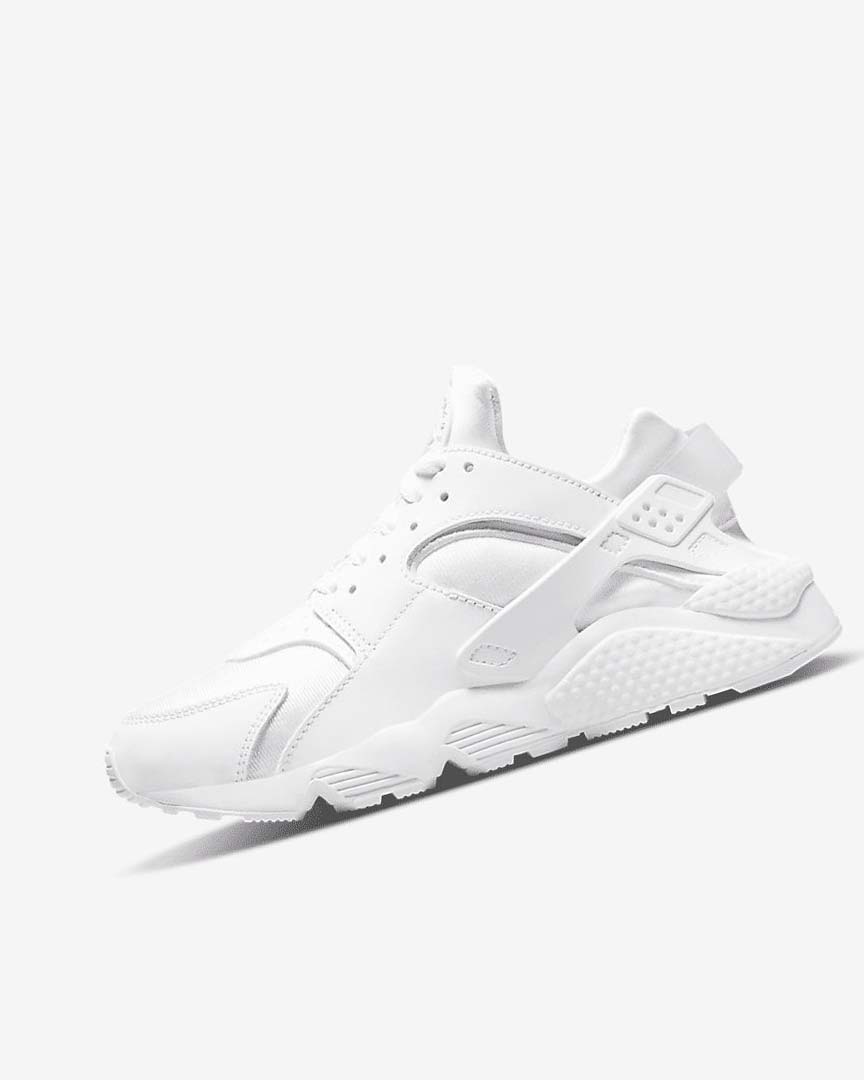 White / Platinum Women\'s Nike Air Huarache Sneakers | UK2771