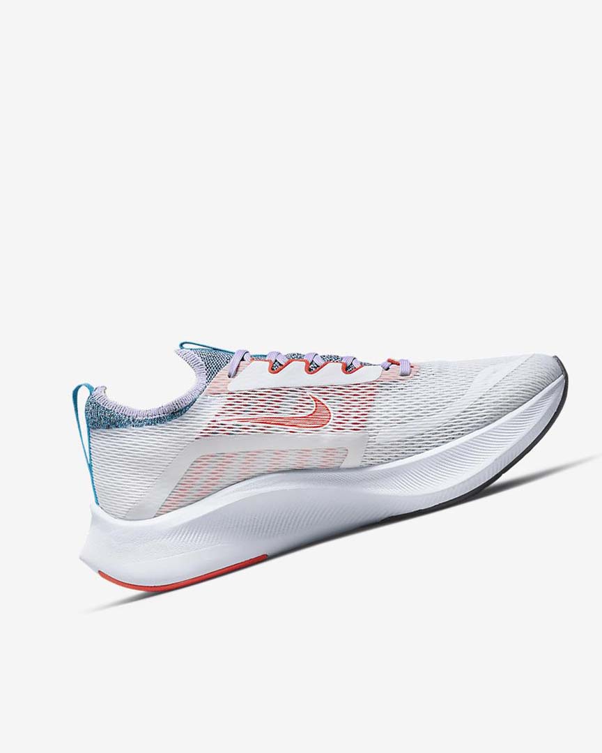 White / Purple / Blue / Orange Women's Nike Zoom Fly 4 Running Shoes | UK2236