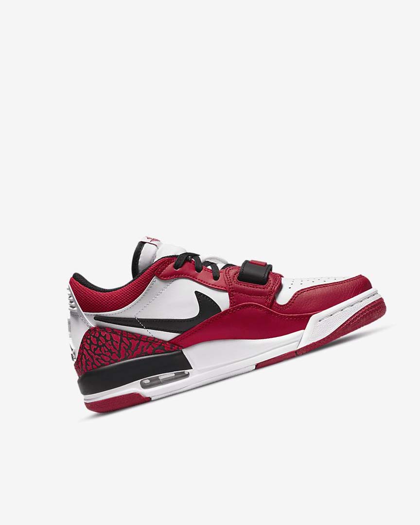 White / Red / Black Boys' Nike Air Jordan Legacy 312 Low Basketball Shoes | UK1122