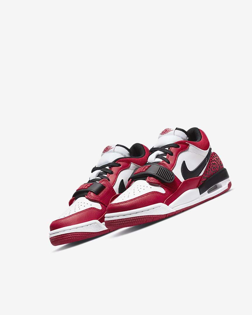 White / Red / Black Boys' Nike Air Jordan Legacy 312 Low Basketball Shoes | UK1122