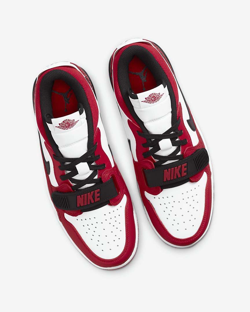 White / Red / Black Men's Nike Air Jordan Legacy 312 Low Basketball Shoes | UK2207