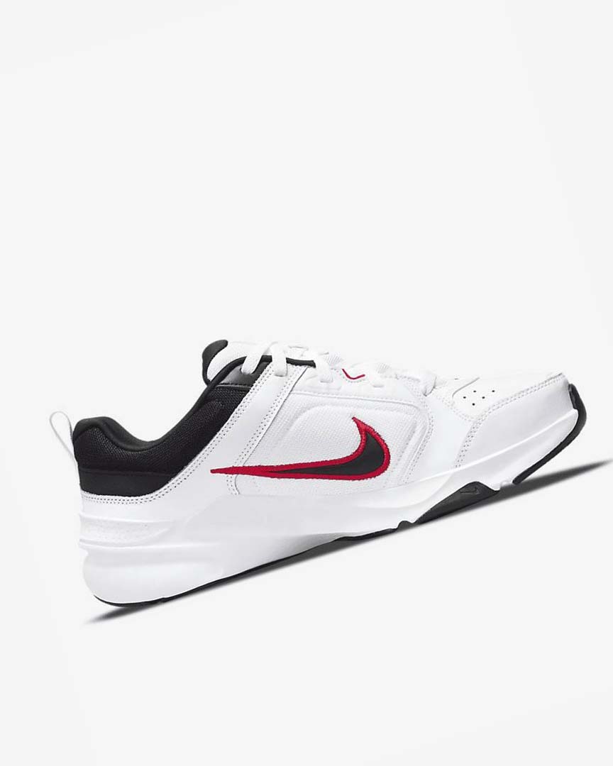 White / Red / Black Men's Nike Defy All Day Training Shoes | UK4773