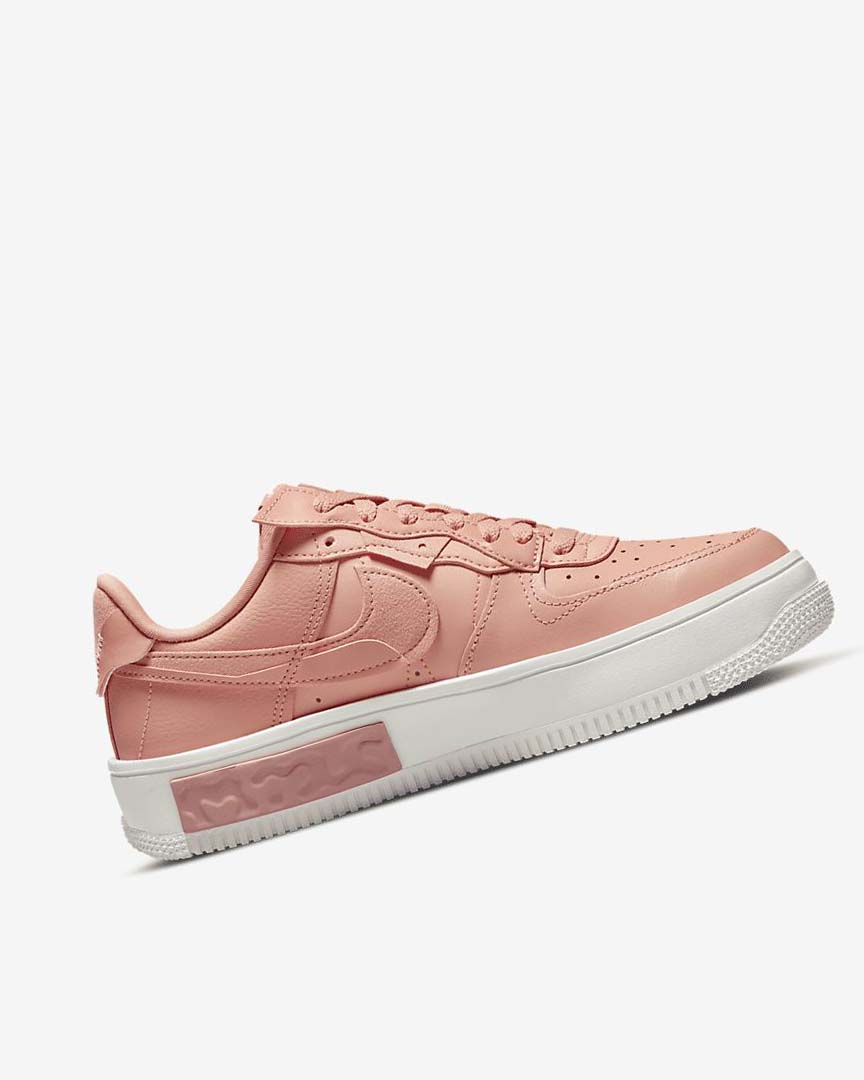 White / Red Pink / Light Women's Nike Air Force 1 Fontanka Sneakers | UK5177