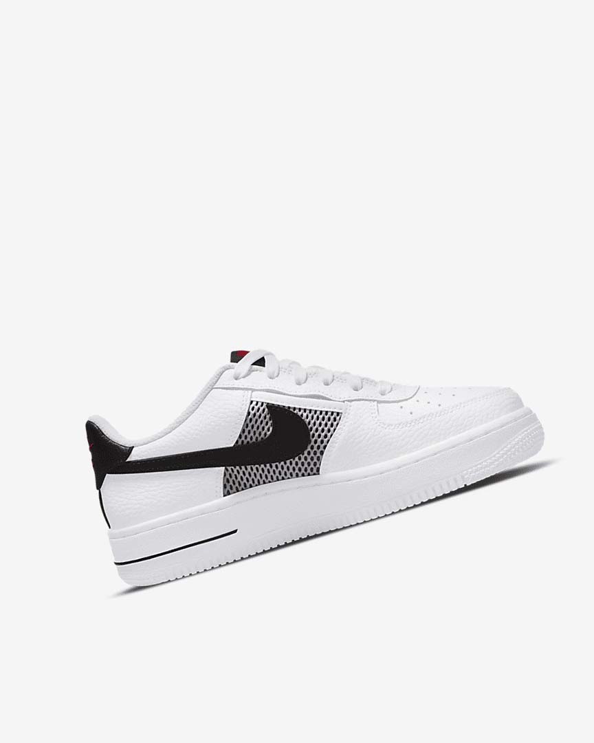 White / Red / White / Black Boys' Nike Air Force 1 LV8 Sneakers | UK3016