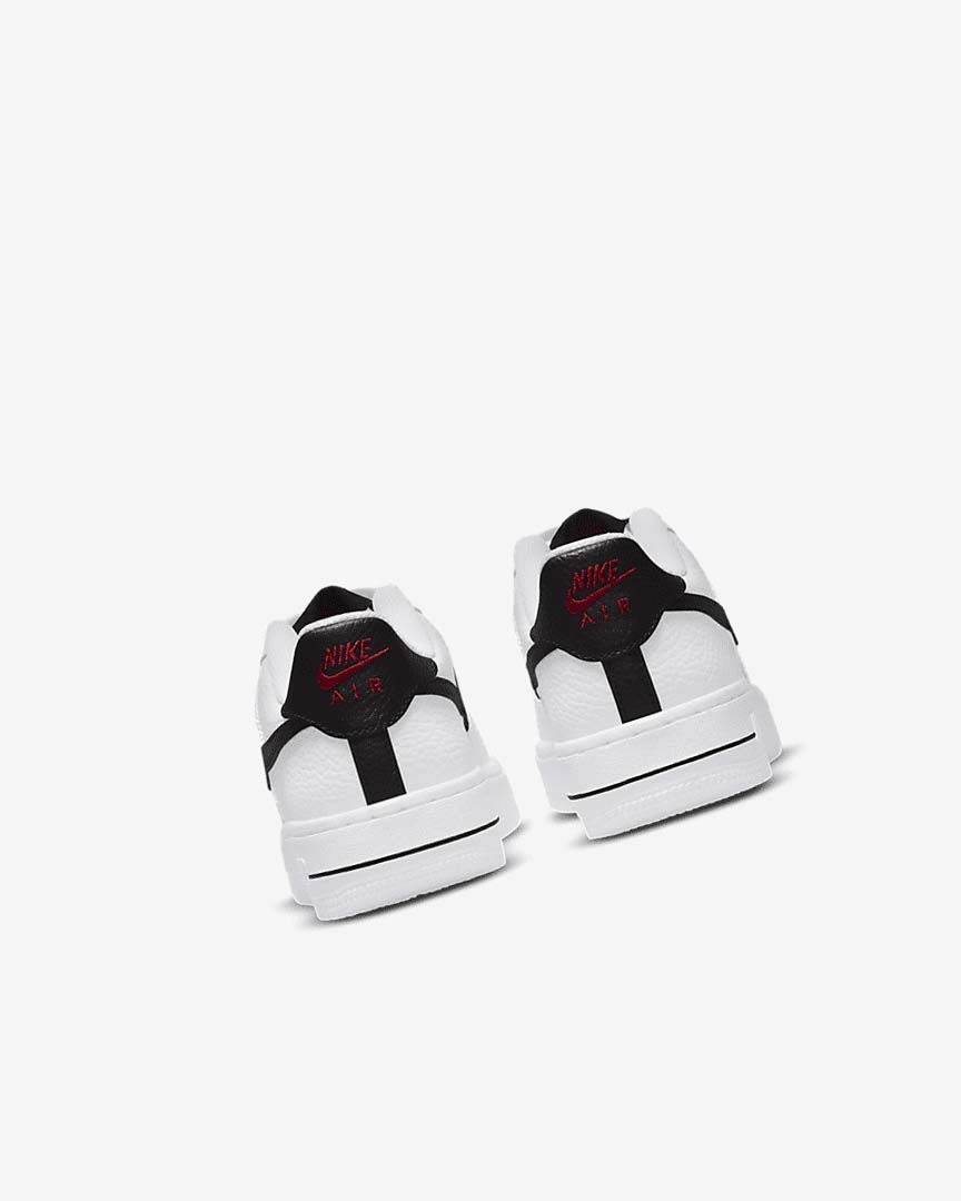 White / Red / White / Black Boys' Nike Air Force 1 LV8 Sneakers | UK3016